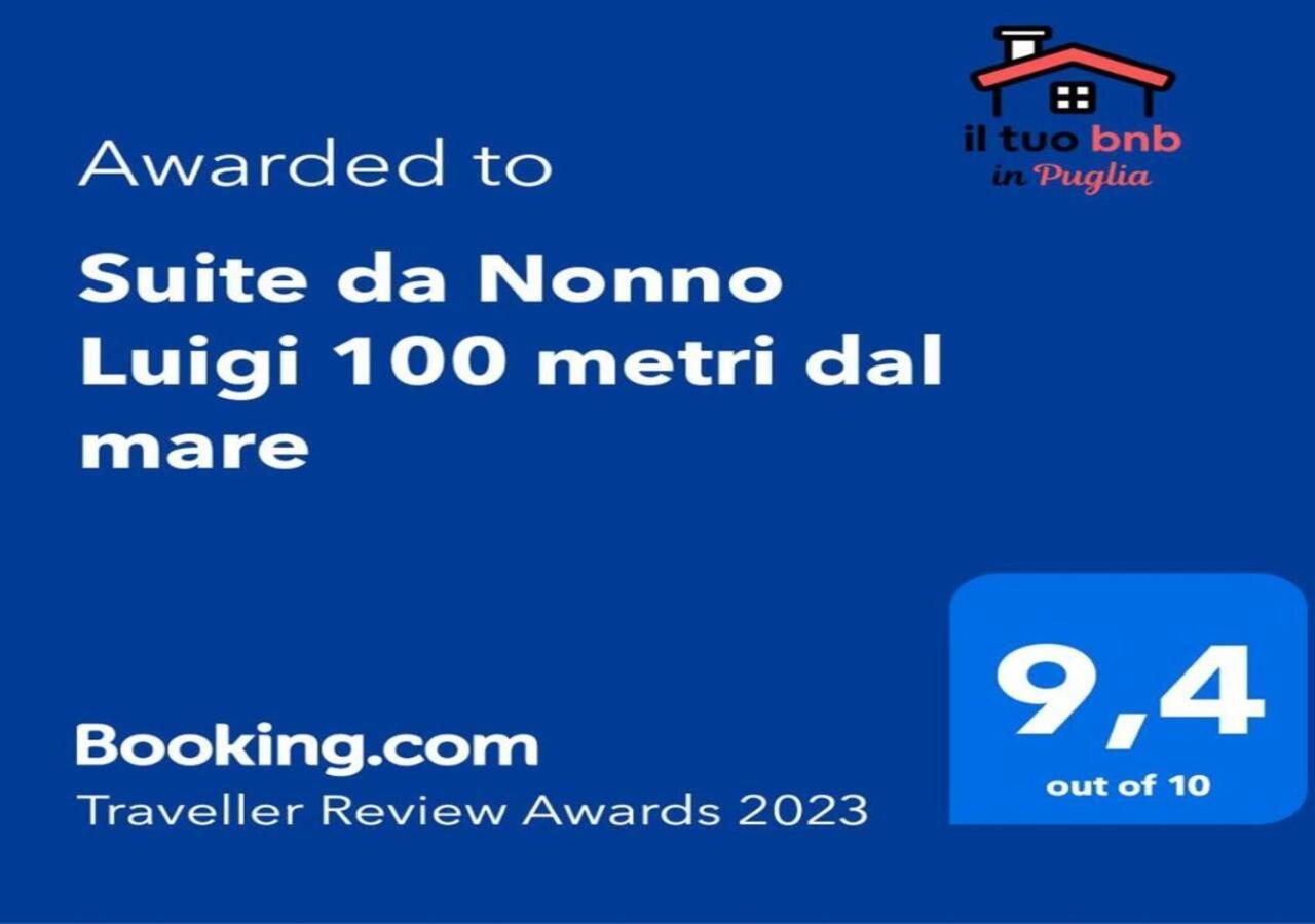 Suite Da Nonno Luigi 100 Metri Dal Mare Джовинацо Екстериор снимка