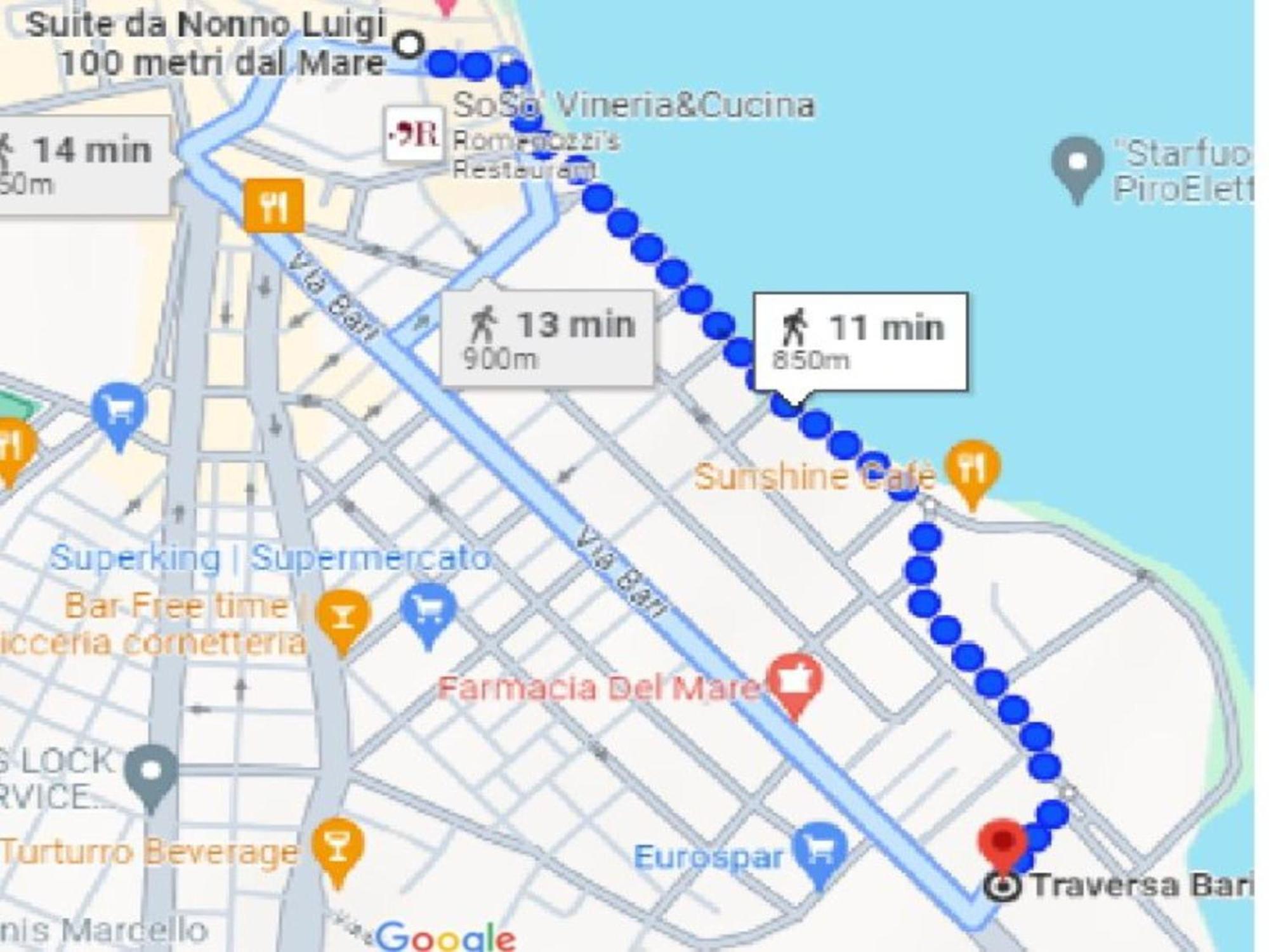 Suite Da Nonno Luigi 100 Metri Dal Mare Джовинацо Екстериор снимка
